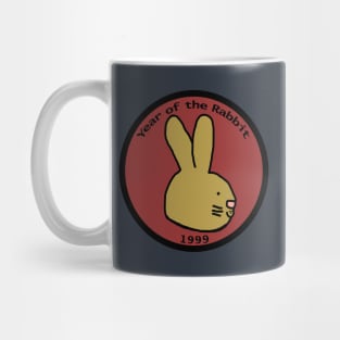 Year of the Rabbit 1999 Bunny Portrait Mug